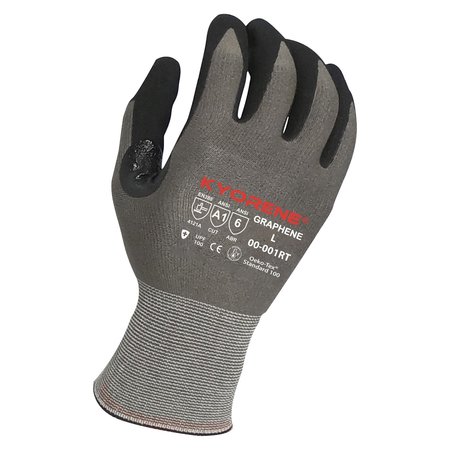 KYORENE 15g Gray Kyorene Graphene
A1 Liner with  Black HCT MicroFoam
Nitrile Palm Coating (S) PK Gloves 00-001RT (S)